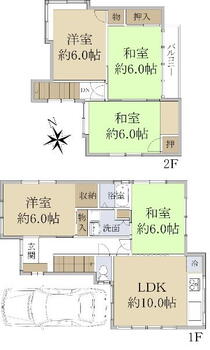 嵯峨広沢池下町（嵯峨嵐山駅）　１９８０万円 1980万円、5LDK、土地面積90.09m<sup>2</sup>、建物面積89.5m<sup>2</sup> 