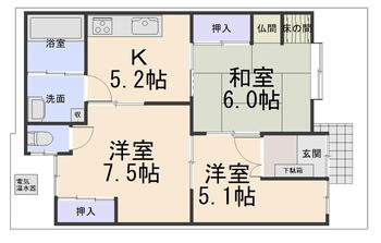 柏清盛町寺之内通千本西入（北野白梅町駅）　２２８０万円 2280万円、3K、土地面積67.53m<sup>2</sup>、建物面積55.65m<sup>2</sup> 