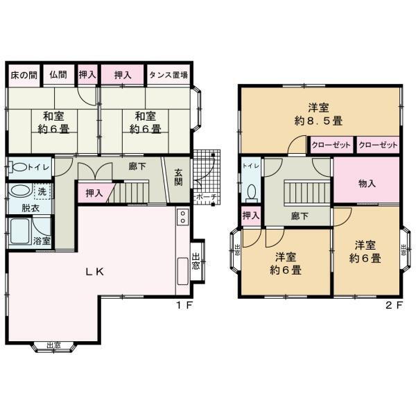 御津町苅屋（山陽網干駅）　１４８０万円 1480万円、5LDK、土地面積134.73m<sup>2</sup>、建物面積127.49m<sup>2</sup> 