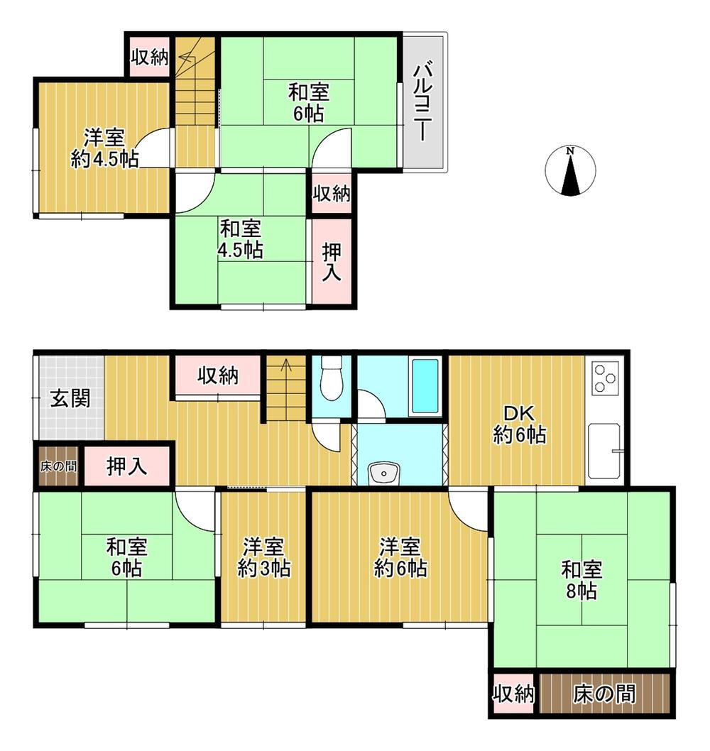 奈良県葛城市北花内 近鉄新庄駅 中古住宅 物件詳細