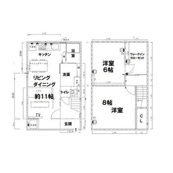 東羽衣６（富木駅）　１３８０万円 1380万円、2LDK+S、土地面積48.23m<sup>2</sup>、建物面積58.32m<sup>2</sup> 