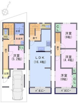 荒田町４（湊川駅）　３２５０万円 3250万円、4LDK、土地面積54.67m<sup>2</sup>、建物面積90.59m<sup>2</sup> 