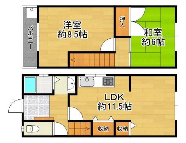 大阪府堺市堺区緑町２ 七道駅 中古住宅 物件詳細