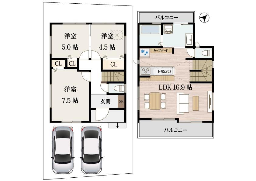 京都府京都市伏見区深草大亀谷東寺町 ＪＲ藤森駅 新築一戸建て 物件詳細