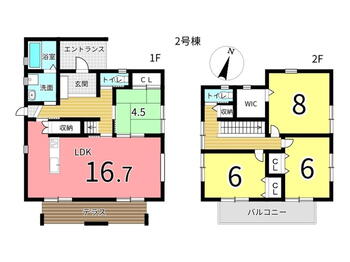 汐見台（相生駅）　３３８０万円 3380万円、4LDK、土地面積186.73m<sup>2</sup>、建物面積105.99m<sup>2</sup> 