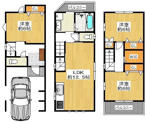 大阪府東大阪市鴻池本町 鴻池新田駅 新築一戸建て 物件詳細