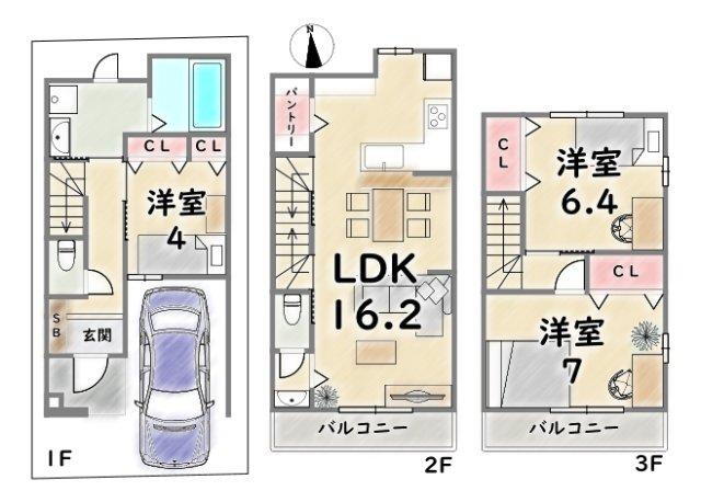 京都府京都市右京区山ノ内宮脇町 山ノ内駅 新築一戸建て 物件詳細