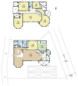 中百舌鳥町１（中百舌鳥駅）　１億５５００万円 1億5500万円、6LDK+S（納戸）、土地面積332.29m<sup>2</sup>、建物面積224.57m<sup>2</sup> 