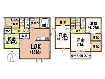 大字大豆越（巻向駅）　２８９０万円 2890万円、4LDK、土地面積202.6m<sup>2</sup>、建物面積99.37m<sup>2</sup> 