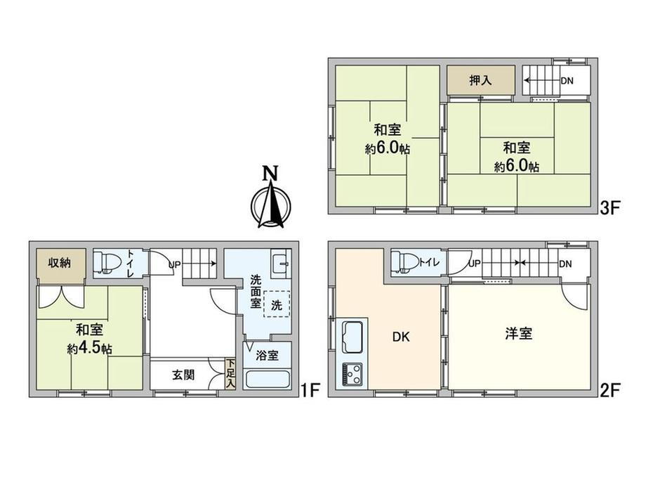 大阪府大阪市西成区橘２ 西天下茶屋駅 中古住宅 物件詳細