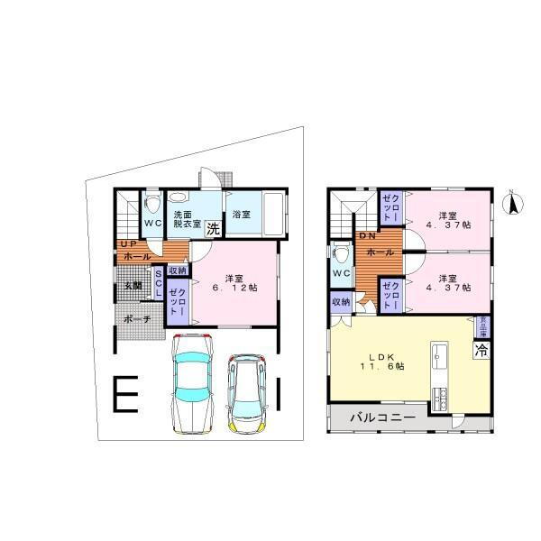 脇浜３（貝塚駅）　３６８０万円 3680万円、3LDK、土地面積91.9m<sup>2</sup>、建物面積75.18m<sup>2</sup> ファミリー様向けゆとりの3LＤＫ