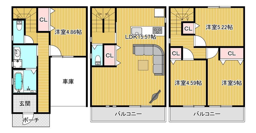 大阪府大阪市此花区高見２ 伝法駅 中古住宅 物件詳細