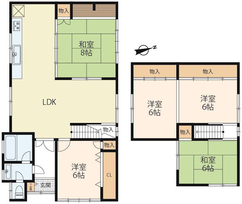 滋賀県大津市南志賀２ 南滋賀駅 中古住宅 物件詳細