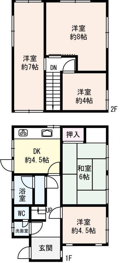 東豊中町１（少路駅）　１７９０万円 1790万円、5DK、土地面積73.29m<sup>2</sup>、建物面積64.71m<sup>2</sup> 室内各所に窓が設けられた、明るい住まい。2階には、約8.0帖や約7.0帖などゆとりある広さの洋室があり、のびのびとお過ごしいただけます。空き家につき、ご見学のご希望などお気軽にお問い合…
