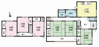 香寺町広瀬（香呂駅）　１９８０万円 1980万円、6DK、土地面積309.15m<sup>2</sup>、建物面積158.01m<sup>2</sup> 