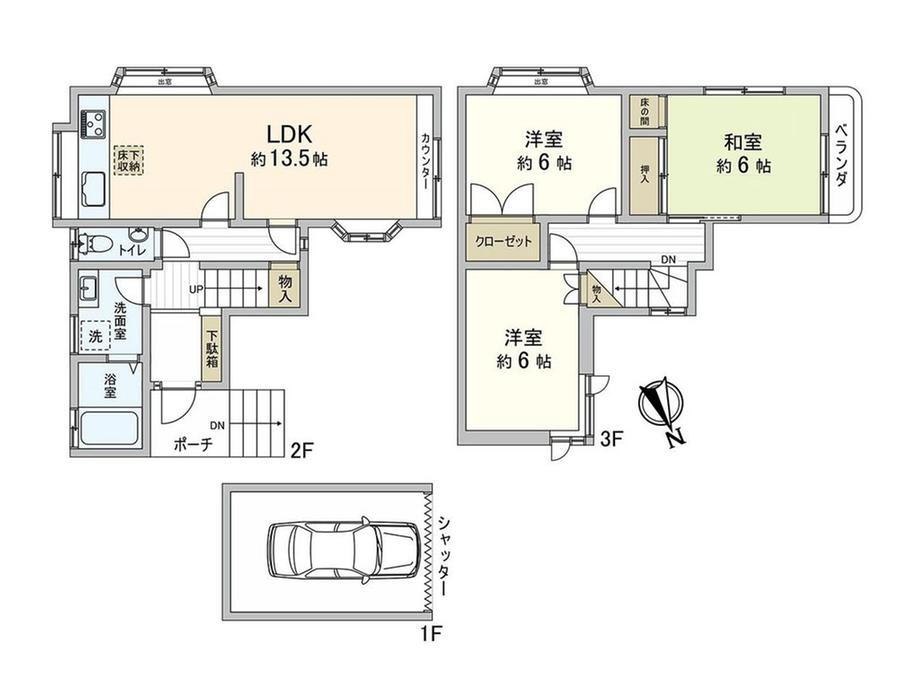 兵庫県尼崎市東園田町６ 園田駅 中古テラスハウス 物件詳細