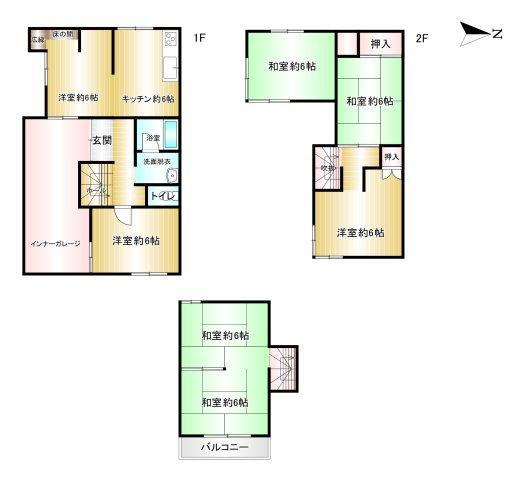 田井新町（浮孔駅）　９８０万円 980万円、7DK、土地面積100.39m<sup>2</sup>、建物面積131.44m<sup>2</sup> 1980年11月築　土地面積：100.39m<sup>2</sup>　建物面積：131.44m<sup>2</sup>