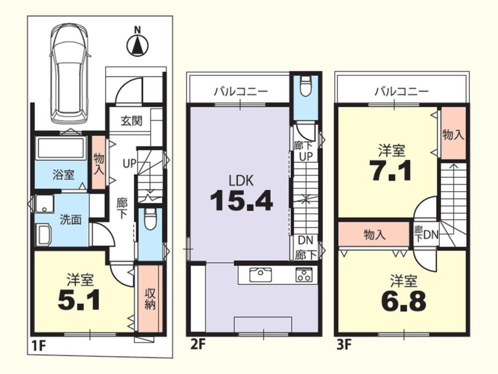 京都府京都市中京区壬生下溝町 西院駅 新築一戸建て 物件詳細