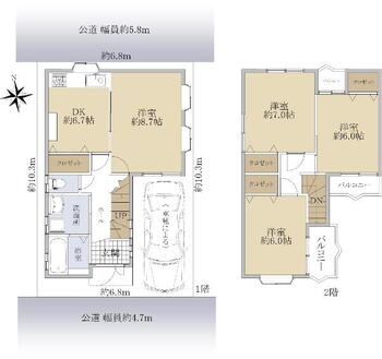 南木の本２（八尾南駅）　２１８０万円 2180万円、4DK、土地面積70.43m<sup>2</sup>、建物面積80.99m<sup>2</sup> 