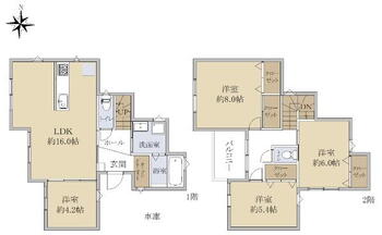 前原町２（上沢駅）　３６８０万円 3680万円、4LDK、土地面積127.56m<sup>2</sup>、建物面積94.72m<sup>2</sup> 