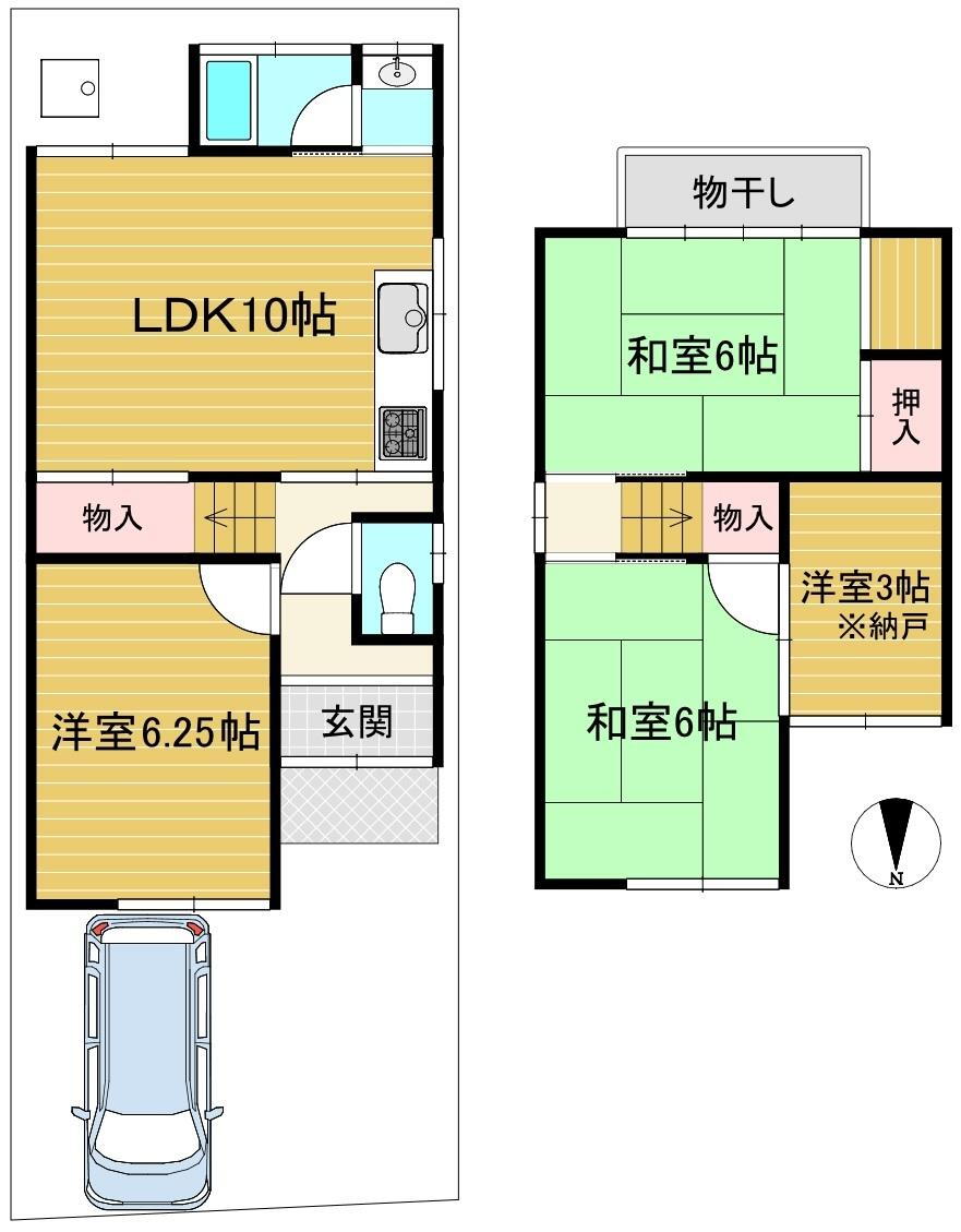 京都府京都市西京区大原野上里北ノ町 東向日駅 中古住宅 物件詳細