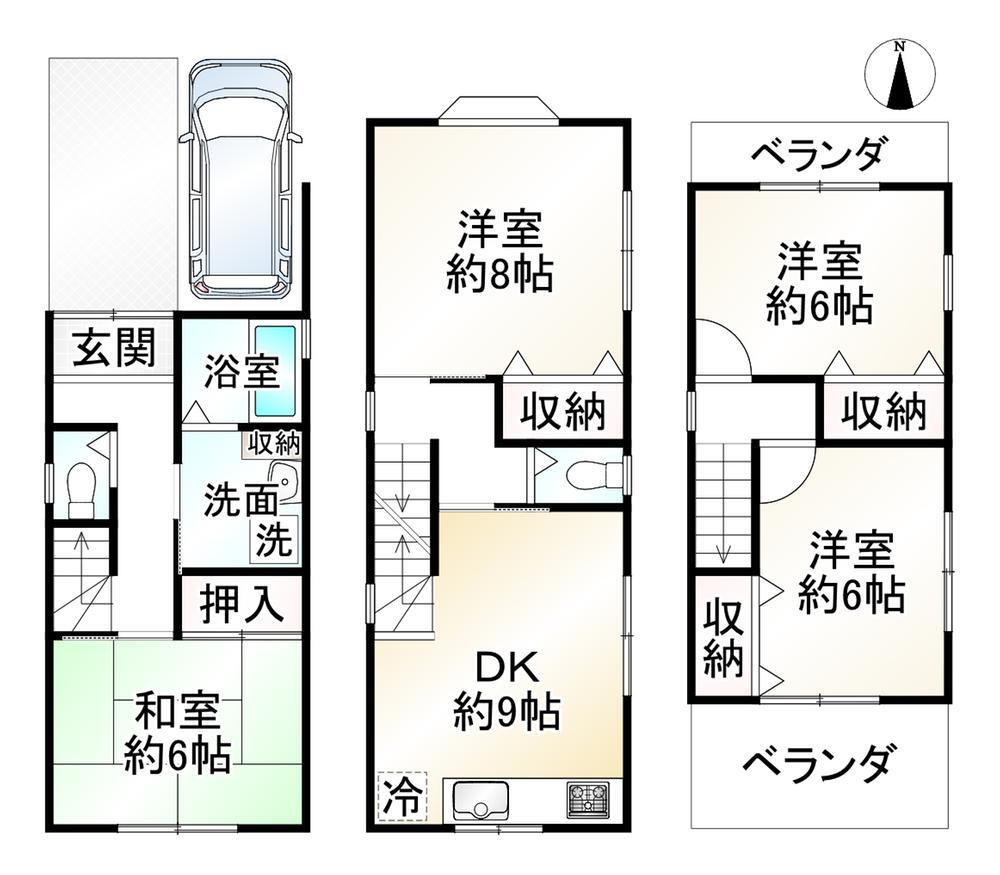 京都府向日市寺戸町三ノ坪 洛西口駅 中古住宅 物件詳細