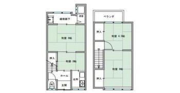 川島権田町（桂駅）　１１８０万円 1180万円、4K、土地面積55.41m<sup>2</sup>、建物面積49.3m<sup>2</sup> 