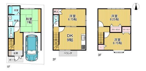 京都府京都市伏見区新町１ 中書島駅 中古住宅 物件詳細