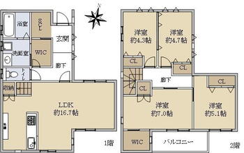 鶴町３　２８９８万円 2898万円、4LDK、土地面積87.14m<sup>2</sup>、建物面積96.46m<sup>2</sup> 