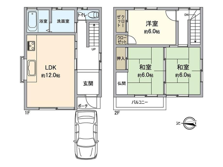 大阪府堺市美原区多治井 北野田駅 中古テラスハウス 物件詳細