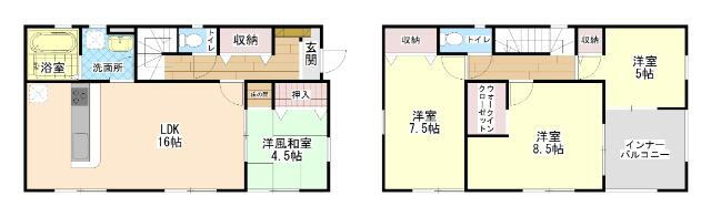 愛媛県四国中央市上柏町 伊予三島駅 新築一戸建て 物件詳細