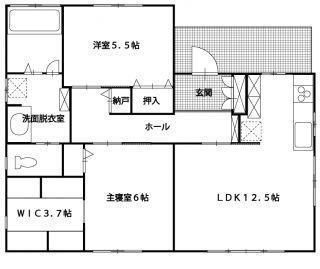 みづき３（円行寺口駅）　２７００万円 2700万円、2LDK+S（納戸）、土地面積189.25m<sup>2</sup>、建物面積72.99m<sup>2</sup> 平面図