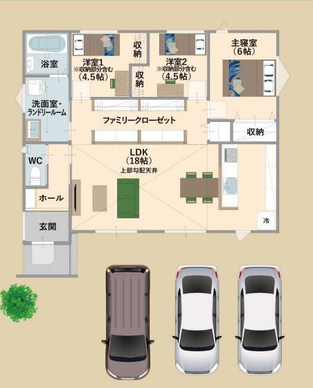 西富井（西富井駅）　３９８０万円 3980万円、3LDK+S（納戸）、土地面積197.41m<sup>2</sup>、建物面積82.81m<sup>2</sup> 