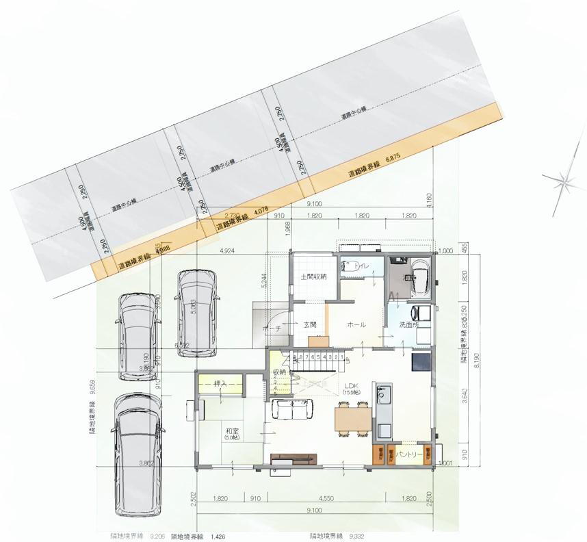 クラハ船穂町船穂１号地 3390万円、4LDK、土地面積173.86m<sup>2</sup>、建物面積125.23m<sup>2</sup> 駐車場は３台以上可能。<BR>余裕をもってお車を駐車出来ます。<BR>また南面にはお庭として使えるスぺ―スもございますので家庭菜園などお楽しみになれます。