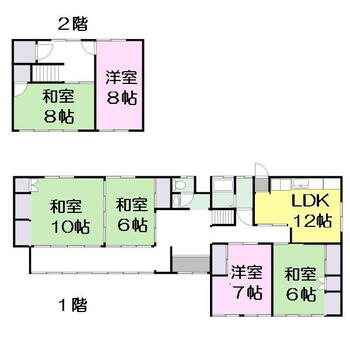 日下（岸本駅）　７００万円 700万円、6LDK、土地面積376m<sup>2</sup>、建物面積205.47m<sup>2</sup> 