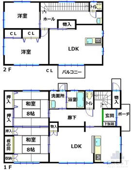 駅家町大字江良　２８００万円 2800万円、4LDK、土地面積229.65m<sup>2</sup>、建物面積174.58m<sup>2</sup> 