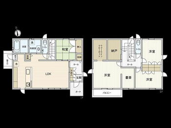 早島（早島駅）　３７００万円 3700万円、4LDK、土地面積208.95m<sup>2</sup>、建物面積114.27m<sup>2</sup> ウォークインクローゼット・納戸があり収納が充実しています。