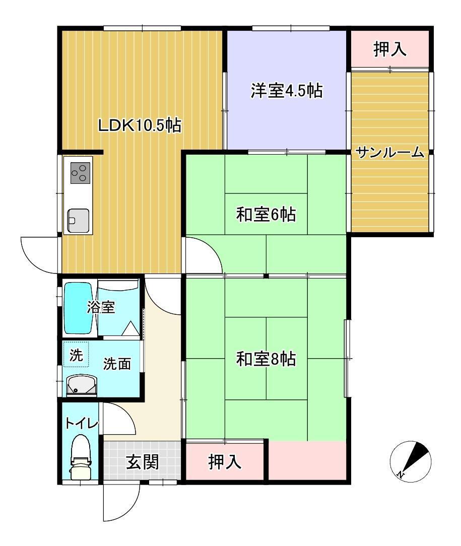 岡山県岡山市中区藤崎 中古住宅 物件詳細