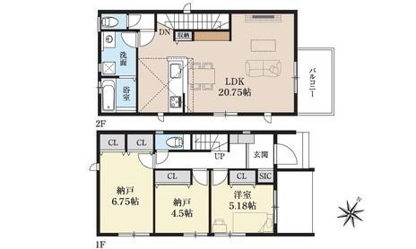 草津南１（草津南駅）　４４８０万円 4480万円、3LDK、土地面積92.22m<sup>2</sup>、建物面積91.08m<sup>2</sup> 草津南電停徒歩7分<BR>JR新井口駅徒歩18分