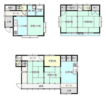 河内町中河内（河内駅）　９８０万円 980万円、2DK、土地面積194.84m<sup>2</sup>、建物面積58.99m<sup>2</sup> 