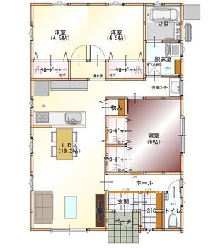 彦島迫町５（下関駅）　３１４０万円 3140万円、3LDK、土地面積178.26m<sup>2</sup>、建物面積78.05m<sup>2</sup> 間取り図