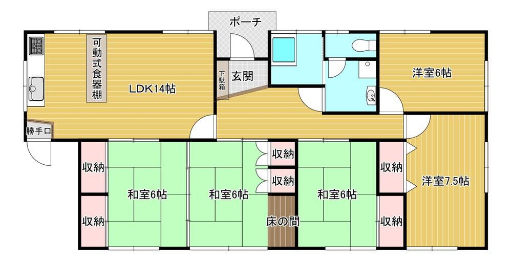 都原町（西都城駅）　８８０万円 880万円、5LDK、土地面積294.85m<sup>2</sup>、建物面積104.34m<sup>2</sup> 