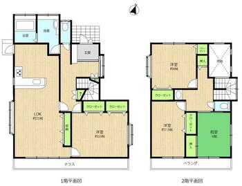 青葉３（舞松原駅）　３８７０万円 3870万円、4LDK、土地面積204.21m<sup>2</sup>、建物面積131.24m<sup>2</sup> 