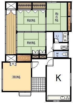 桜ケ丘町　１３８０万円 1380万円、4DK、土地面積254.88m<sup>2</sup>、建物面積99.51m<sup>2</sup> 間取り→4DKです。<BR>6畳の和室が3部屋、8畳の洋室が1部屋。