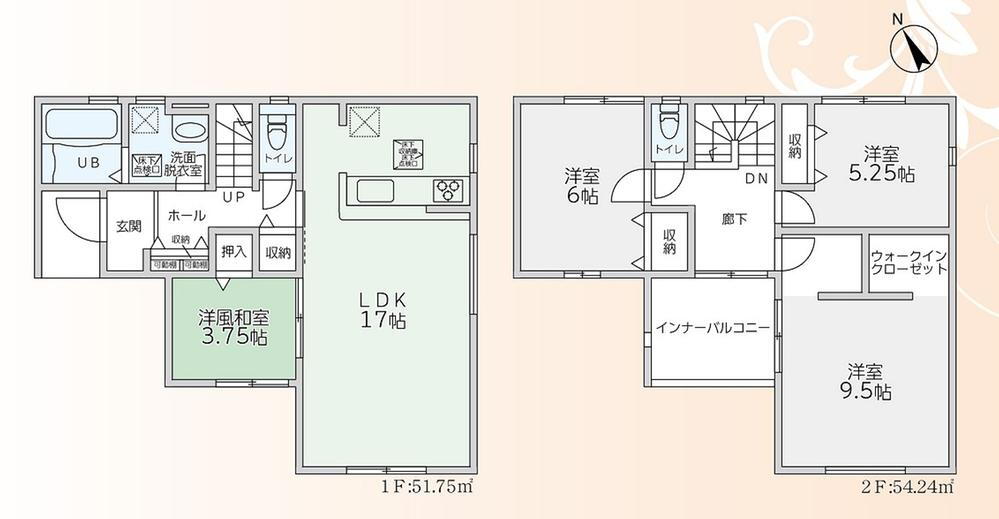 福岡県北九州市小倉南区長行西３ 徳力嵐山口駅 新築一戸建て 物件詳細