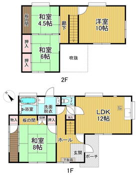 寺内１（小森江駅）　６５０万円 650万円、4LDK、土地面積203.02m<sup>2</sup>、建物面積107.64m<sup>2</sup> 