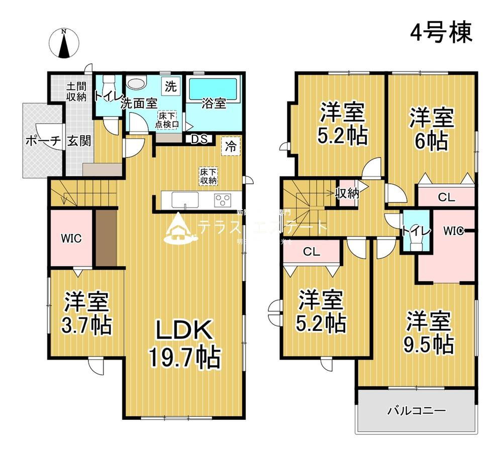 熊本県熊本市東区下江津５ 新築一戸建て 物件詳細