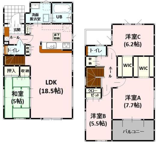 熊本県熊本市東区山ノ神２ 健軍町駅 新築一戸建て 物件詳細