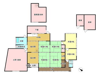 大字今井（南行橋駅）　１８０万円 180万円、8K、土地面積711.76m<sup>2</sup>、建物面積143m<sup>2</sup> 