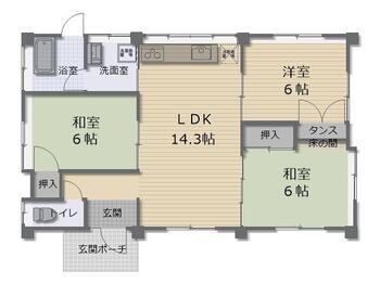 字宮平　３９８０万円 3980万円、3LDK、土地面積183.43m<sup>2</sup>、建物面積71.09m<sup>2</sup> 3LDK